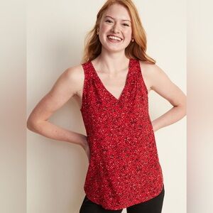 Old Navy Sleeveless V-Neck Keyhole Top Size Medium